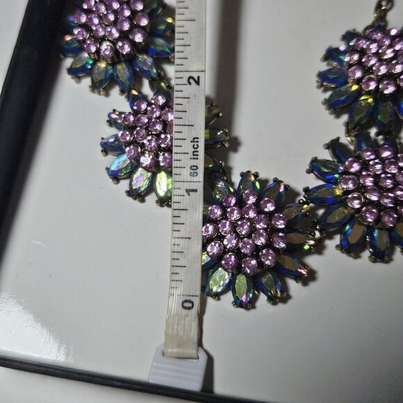 **Final Sale** K&M Accessories Costume Jewelry Necklace Earrings Box Set - Picture 7 of 11